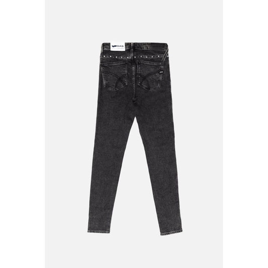 Gas Gray Cotton Skinny Jeans