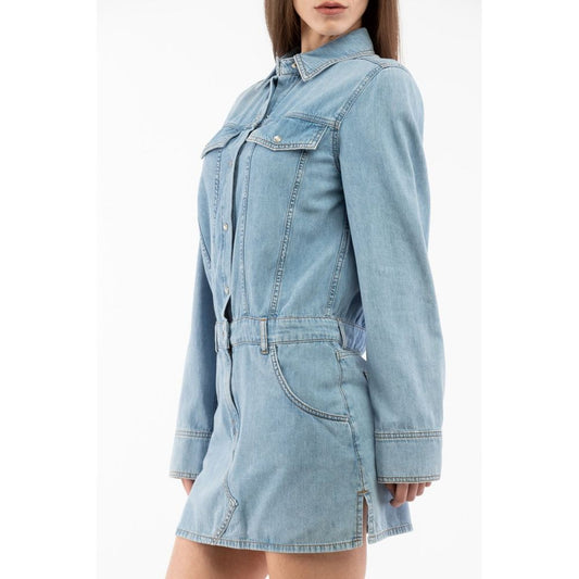 Moschino Multicolor Cotton Casual Dress