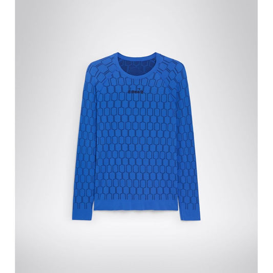 Diadora Blue Polyamide Long Sleeve T-Shirt