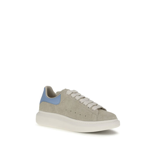 Alexander McQueen Beige Calf Leather Bos Taurus Chunky Sneakers