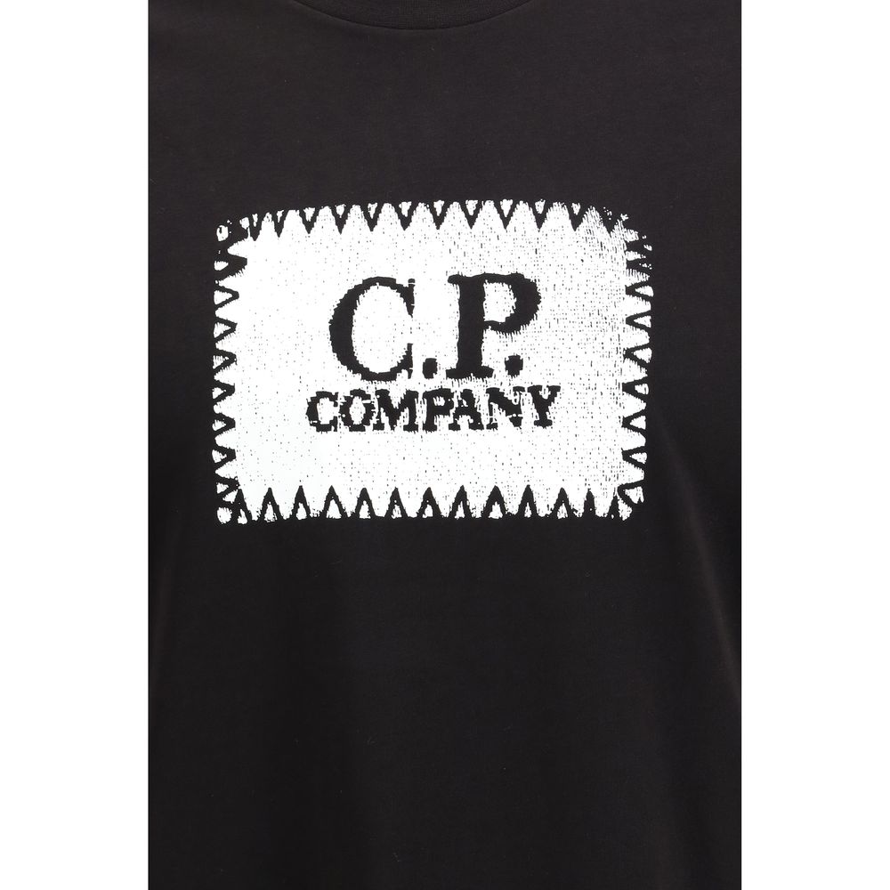 C.P. Company Black Cotton T-Shirt