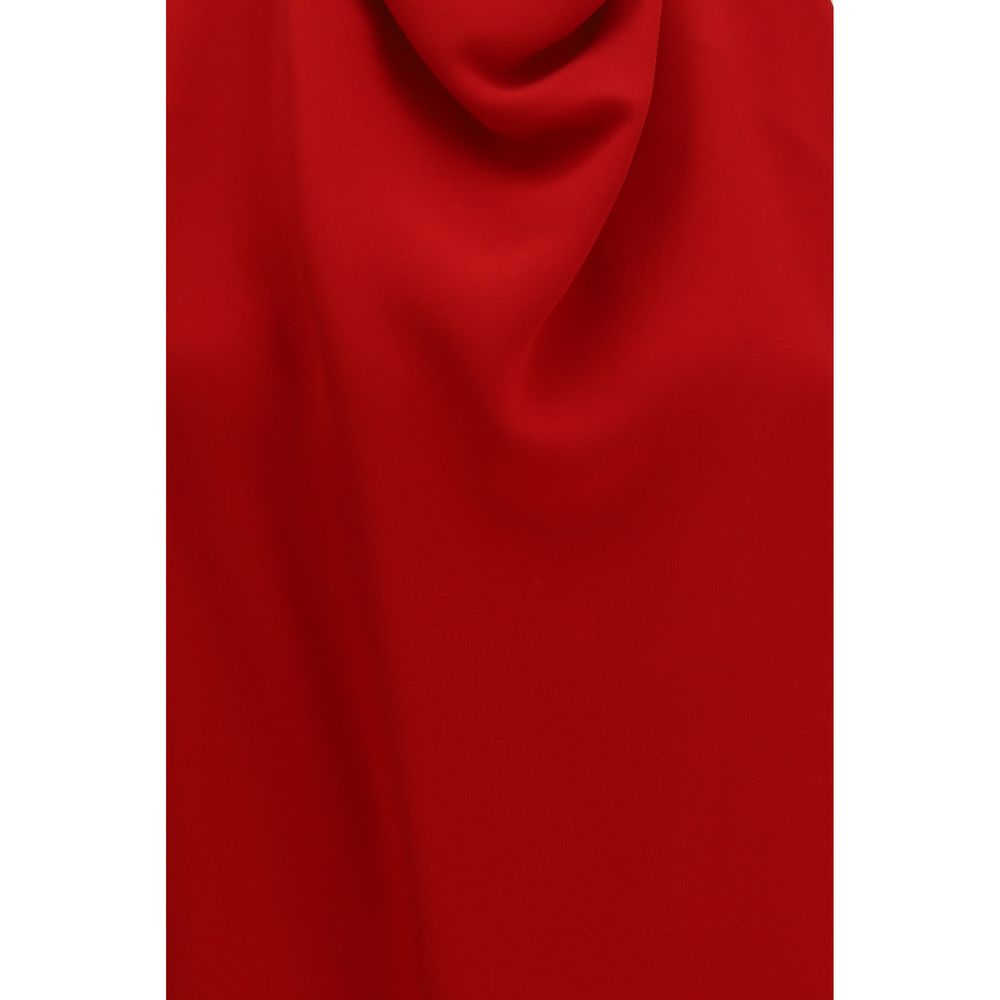 Valentino Garavani Rotes Seiden-Freizeitkleid