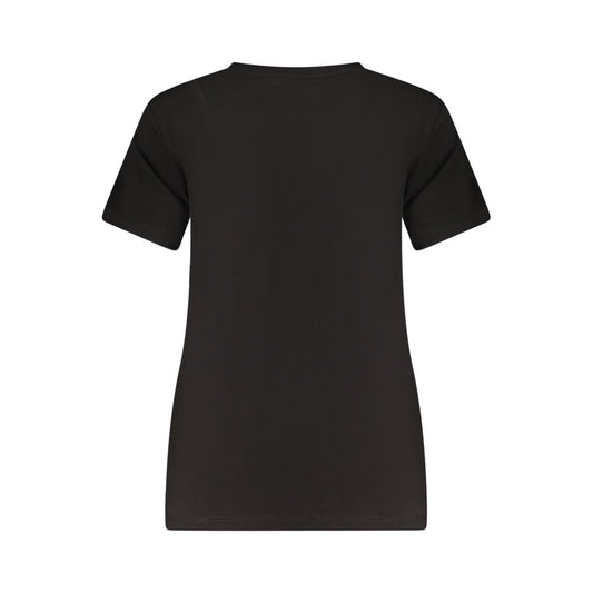 Guess Jeans Black Cotton Women T-Shirt