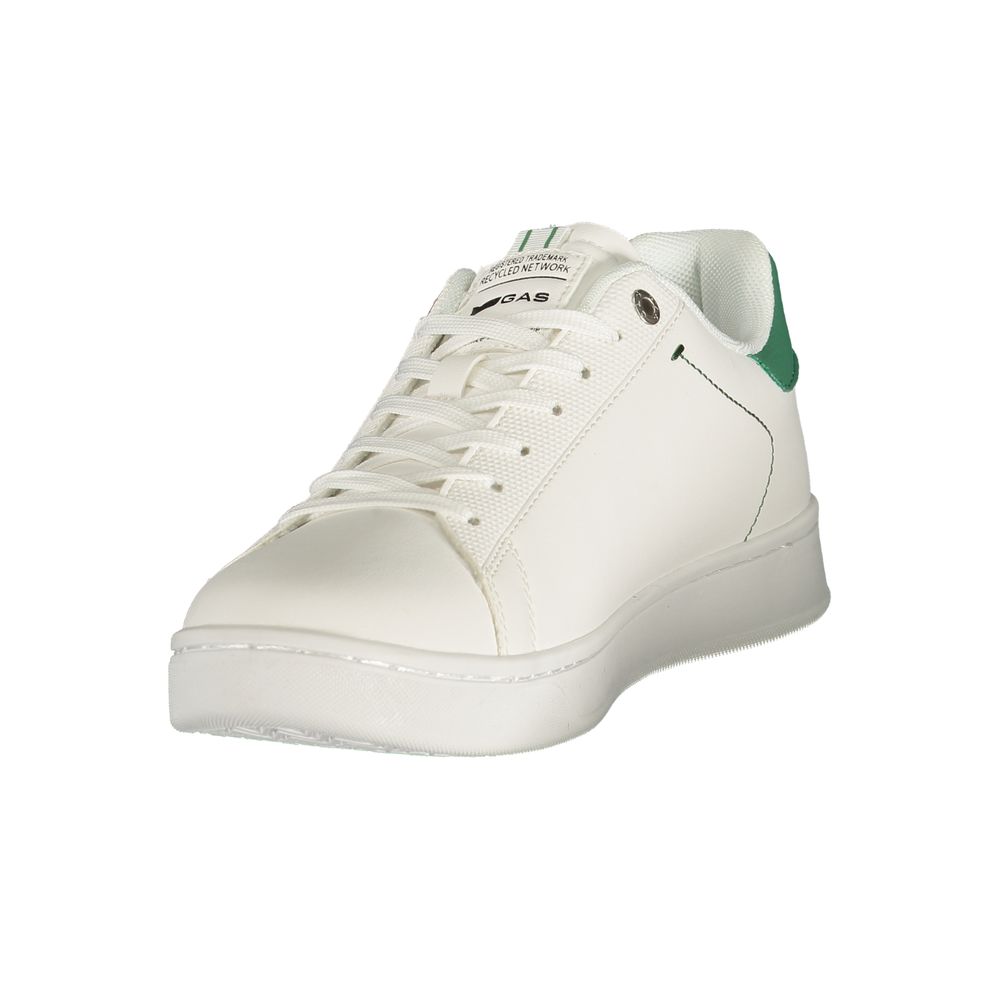 Gas White Polyurethane Men Sneaker
