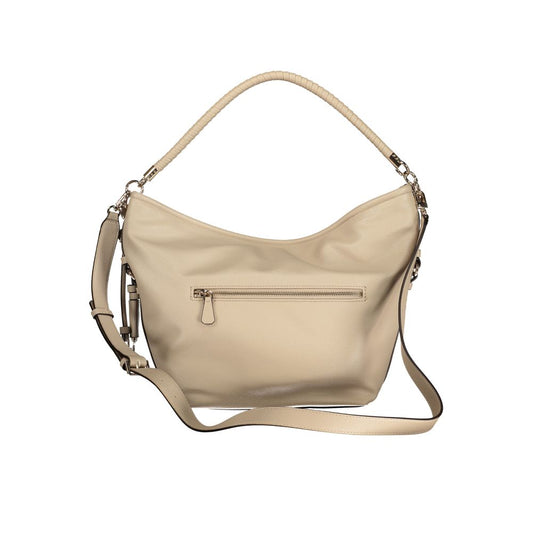 Guess Jeans Beige Polyurethane Women Handbag
