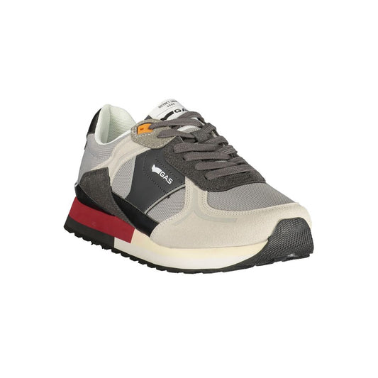 Gas Grey Polyurethane Men Sneaker