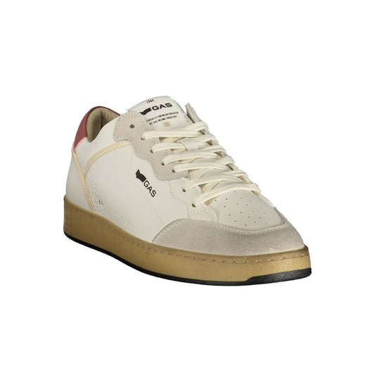 Gas White Polyurethane Men Sneaker