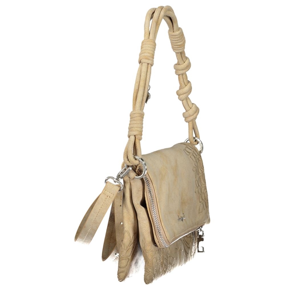 Desigual Beige Polyurethane Women Handbag