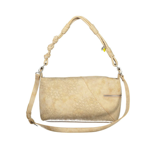 Desigual Beige Polyurethane Women's Shoulder Bag