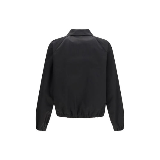 Valentino Garavani Black Cotton Bomber
