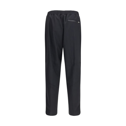 LAMINAR Black Polyester Casual Pants