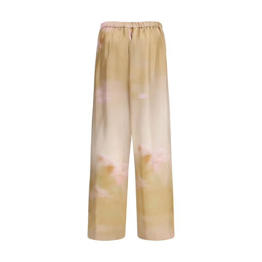 Fabiana Filippi Multicolor Silk Casual Pants