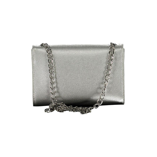 Mario Valentino Silver Polyurethane Women Bag