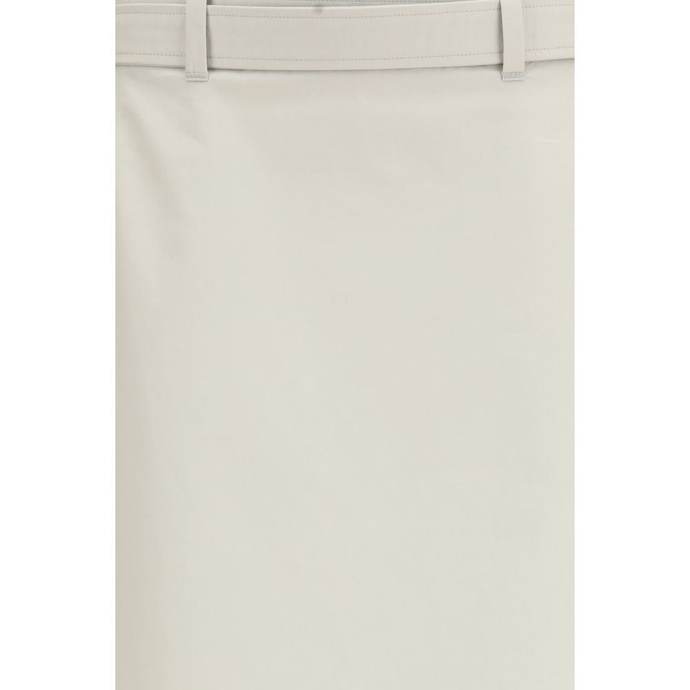 RIER Gray Cotton Long Skirt