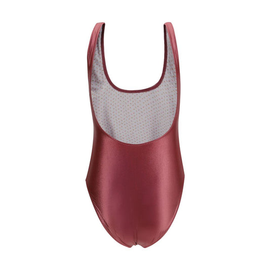 Kristina Ti Bordeaux Polyamide One-Piece Swimsuit
