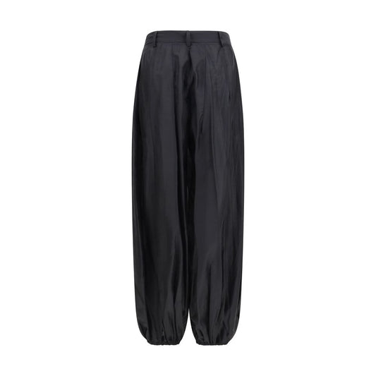 The Latest Black Polyester Casual Pants