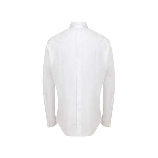 Dolce & Gabbana White Cotton Dress Shirt