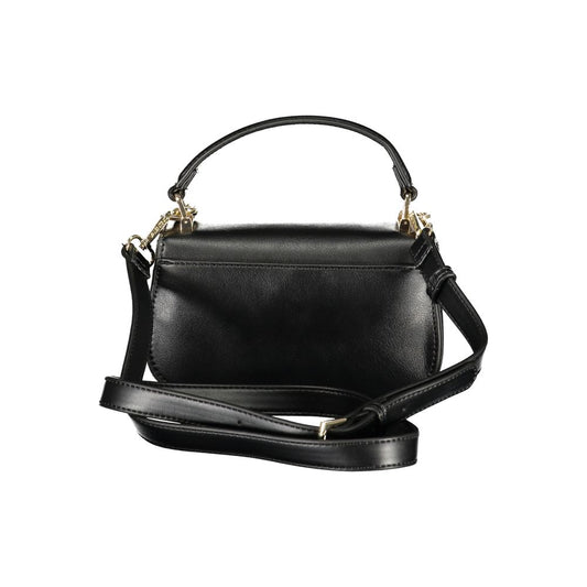 Mario Valentino Black Polyurethane Women's Bag
