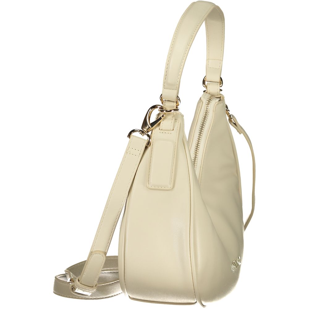 Mario Valentino Damen-Handtasche aus beigem Polyurethan