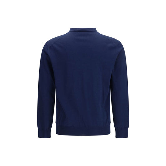 Prada Blue Cotton Sweatshirt