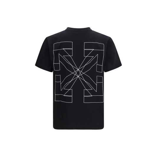 Off-White Black Cotton T-Shirt