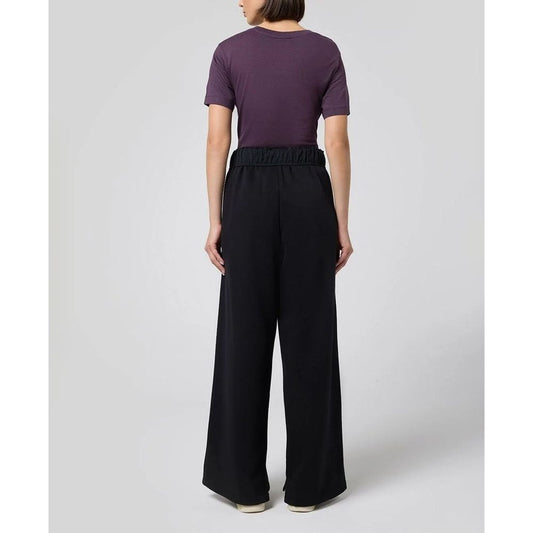 Champion Black Cotton Casual Pants