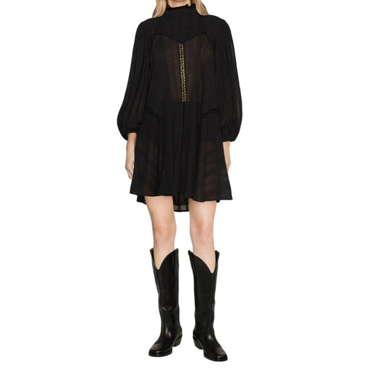 Isabel Marant Étoile Black Cotton Casual Dress