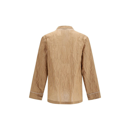 Dolce & Gabbana Beige Linen Top Sleepwear