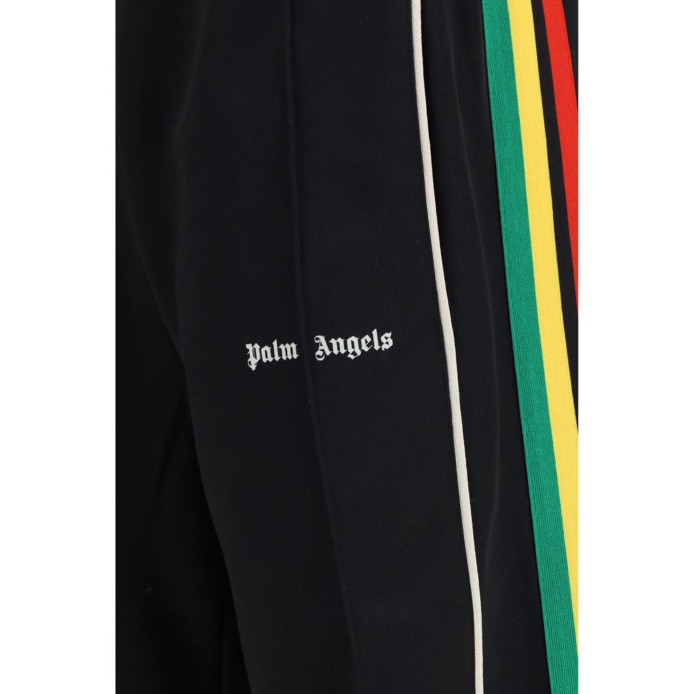 Palm Angels Schwarze Trainingshose aus Polyester