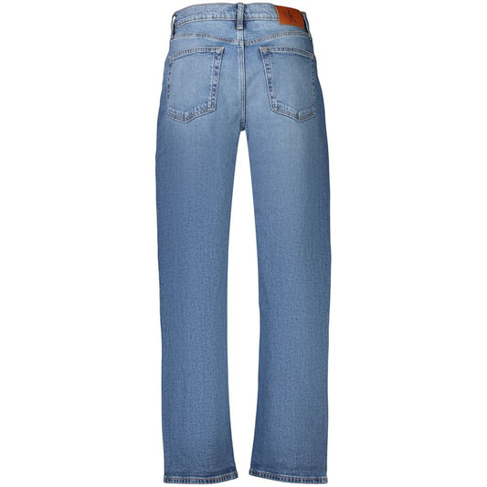 Calvin Klein Blue Cotton Women's Jeans