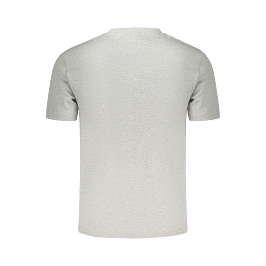 Napapijri Gray Cotton Men's T-Shirt