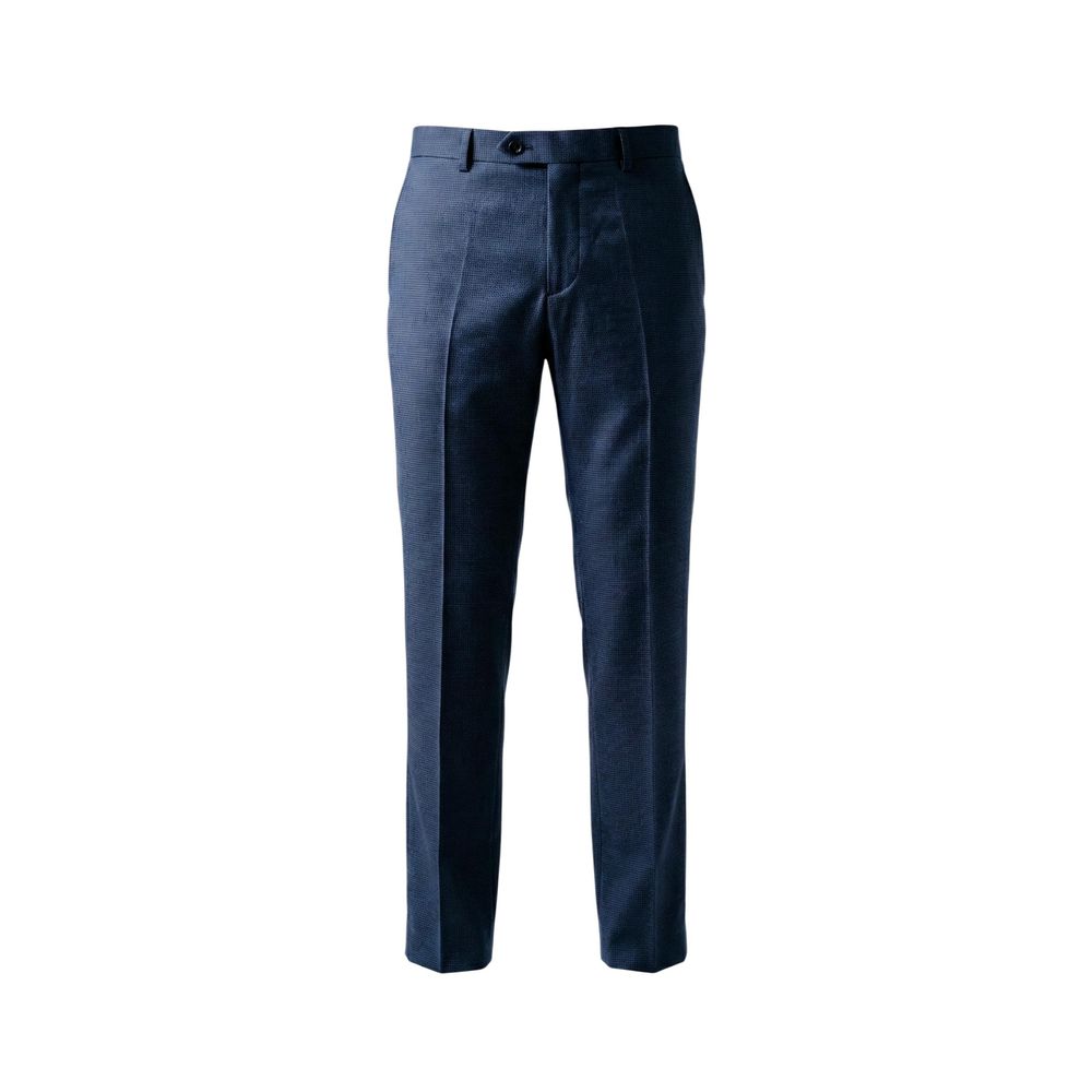 Sturblauer zweiteiliger Anzug aus Polyester