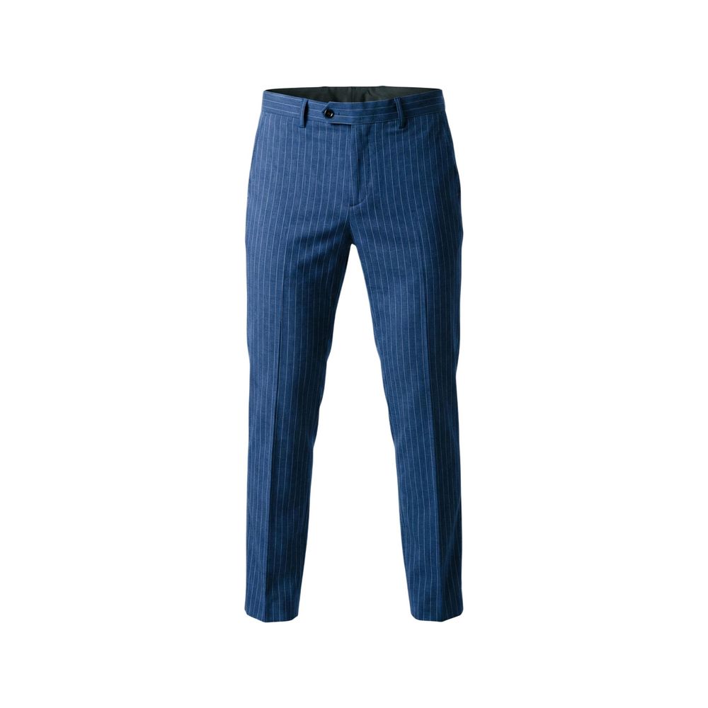 Sturblauer zweiteiliger Anzug aus Polyester