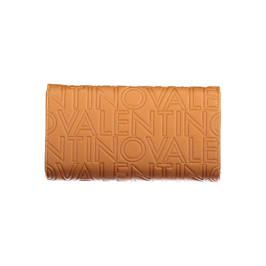 Mario Valentino Brown Polyurethane Womens Wallet