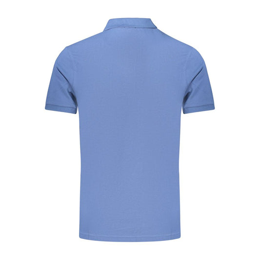 Rifle Blue Cotton Men's Polo Shirt