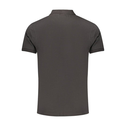 Rifle Black Cotton Men's Polo Shirt