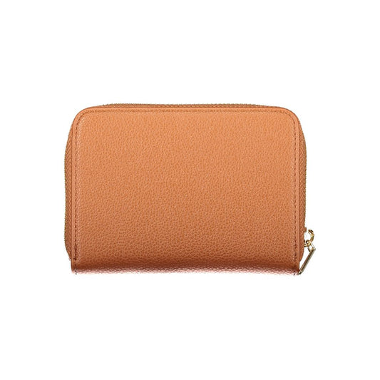 Mario Valentino Brown Polyurethane Women's Wallet