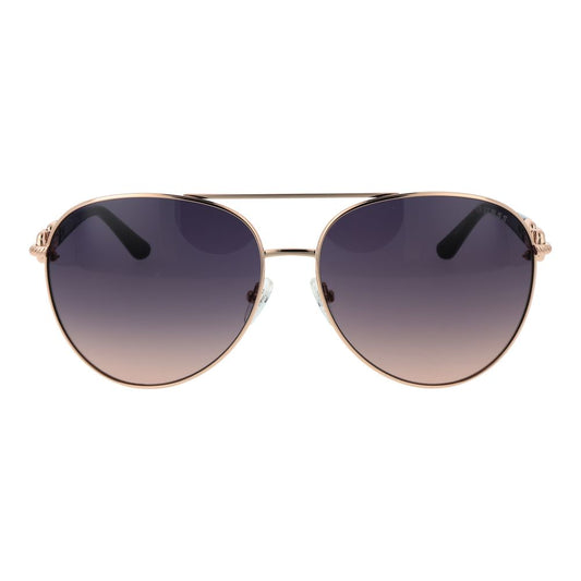 Guess Rose Gold Metal Sunglasses