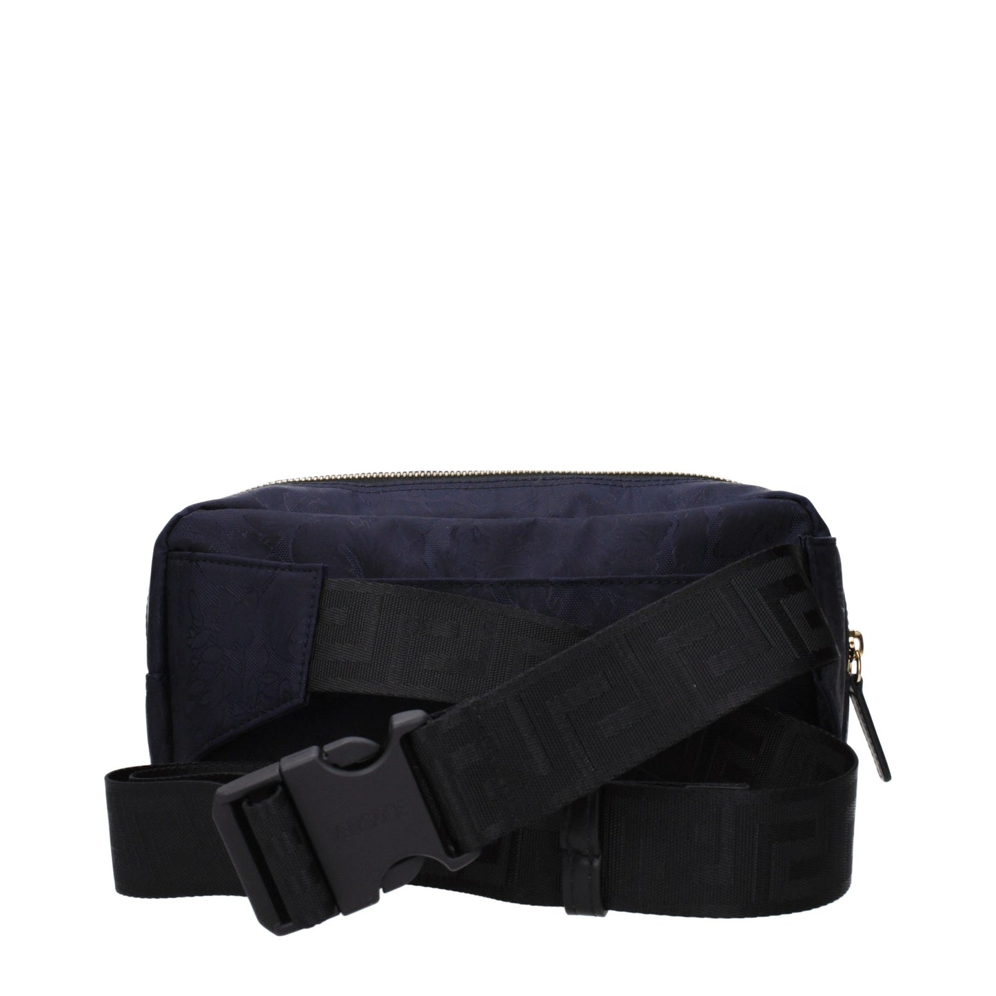 Versace Blue Fabric Backpack