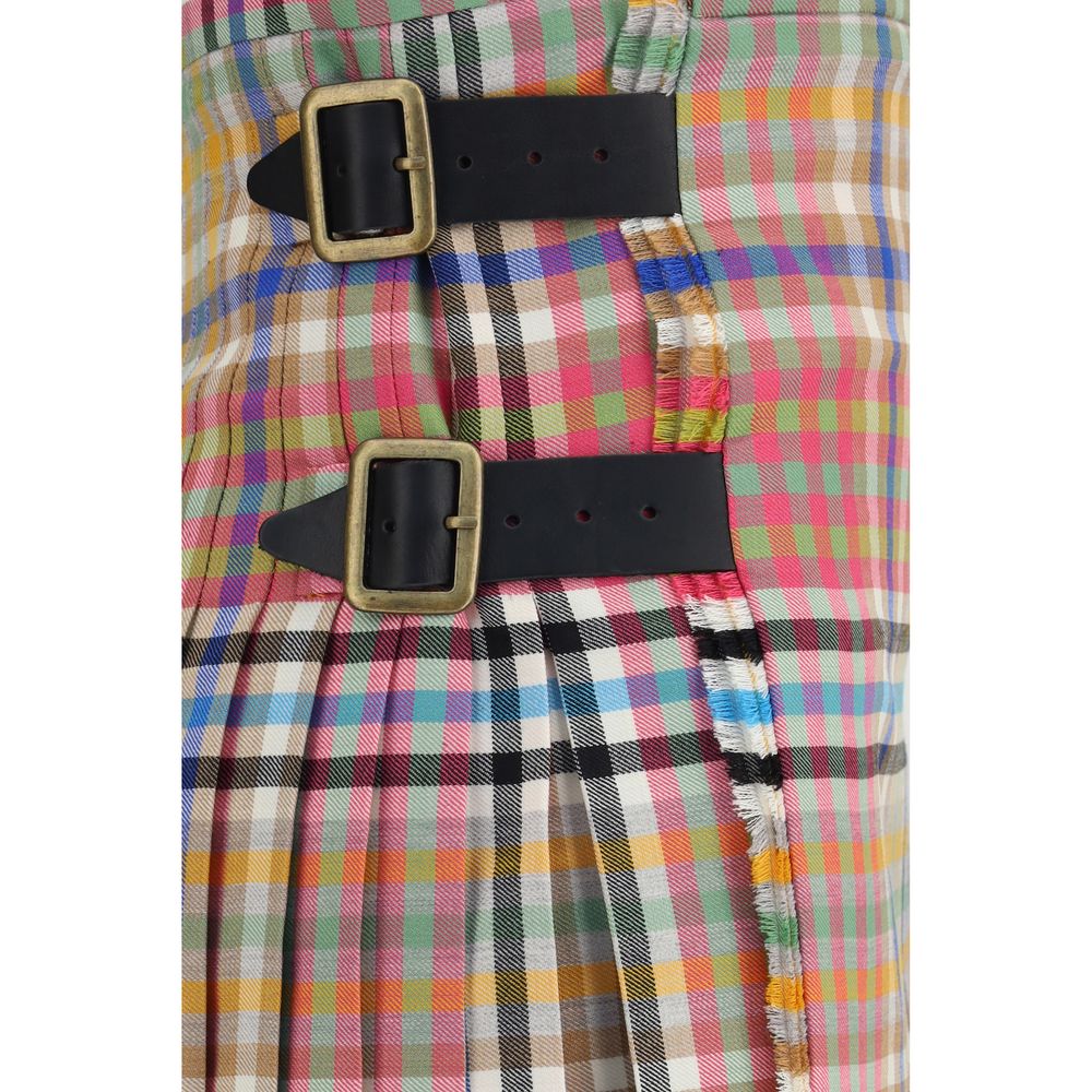 Vivienne Westwood Mehrfarbiger Woll-Oves-Aries-Minirock