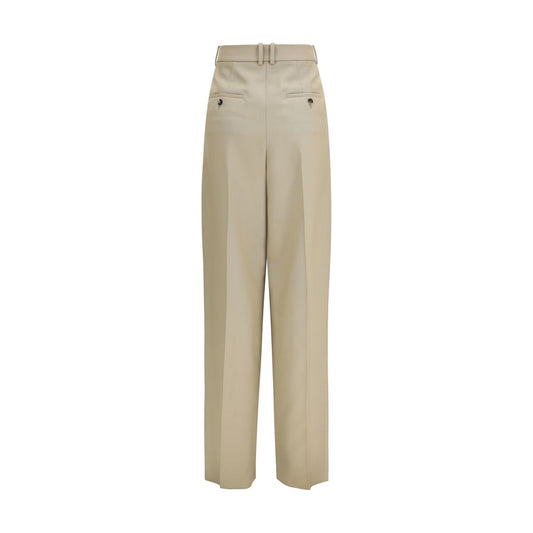 Saint Laurent Beige Wool Oves Aries Dress Pants