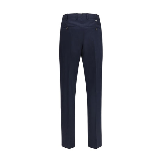 PT Torino Blue Wool Oves Aries Casual Pants