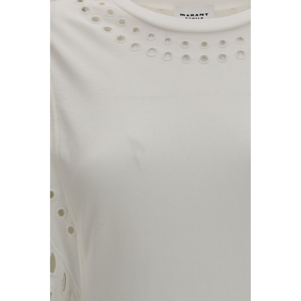 Marant Etoile White Cotton Casual Dress