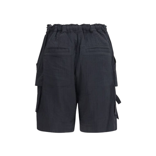 Isabel Marant Étoile Black Viscose Bermuda Shorts