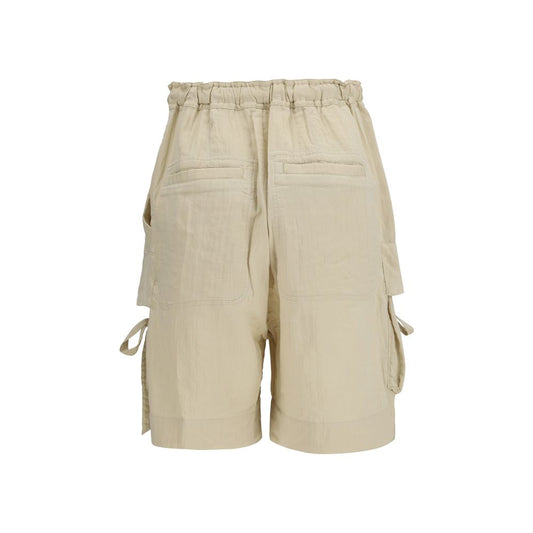Isabel Marant Étoile Beige Viscose Bermuda Shorts