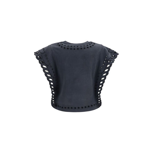 Marant Etoile Black Cotton T-Shirt