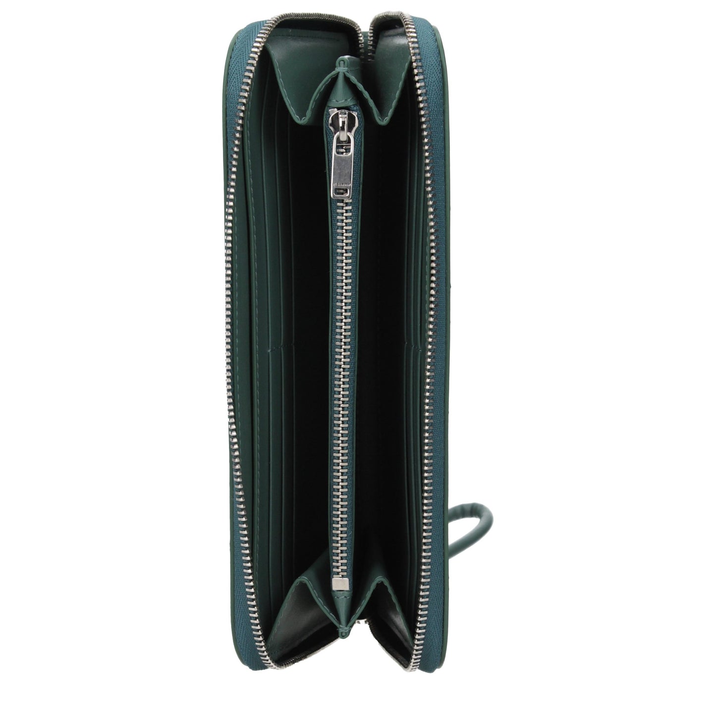 Jil Sander Green Leather Wallet