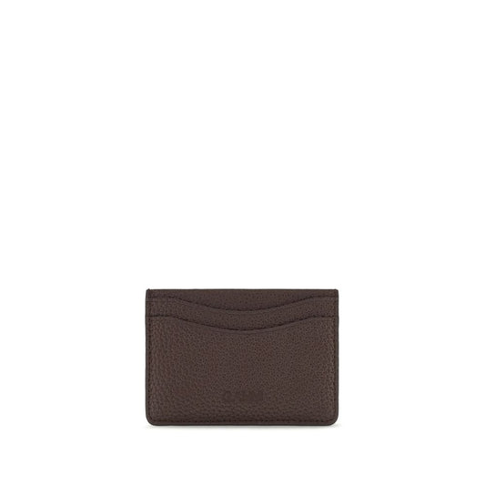 Ganni Brown Recycled Polyester Wallet