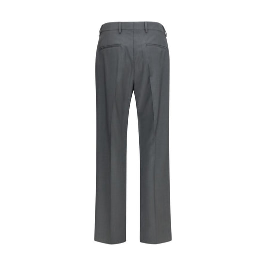 Valentino Garavani Gray Wool Oves Aries Dress Pants