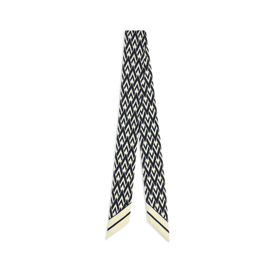 Valentino Garavani Blue Silk Scarf